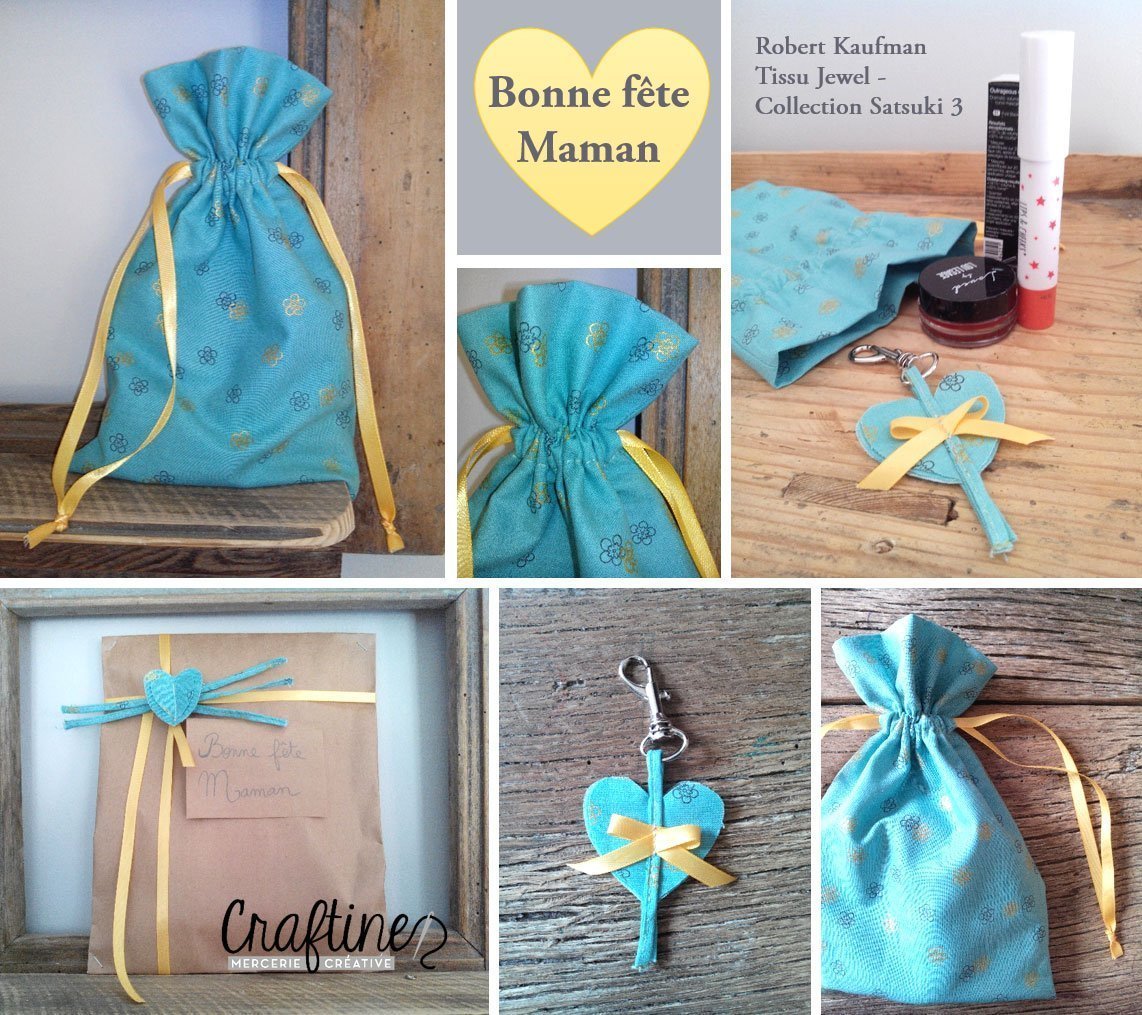 Cousons ensemble : Tuto pochette – Bonne fête maman !