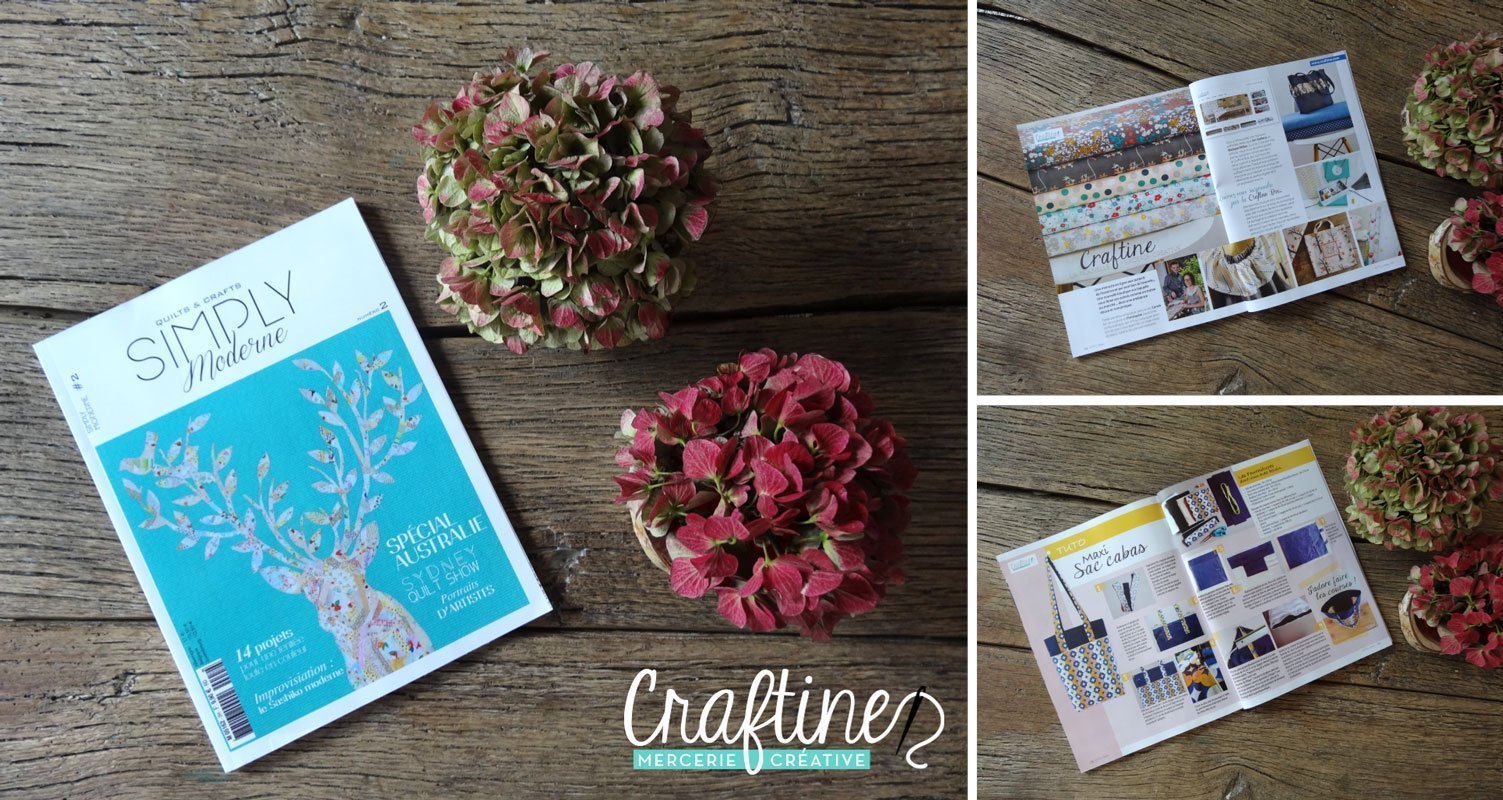 Actualité : Craftine à l&rsquo;honneur sur Simply Moderne