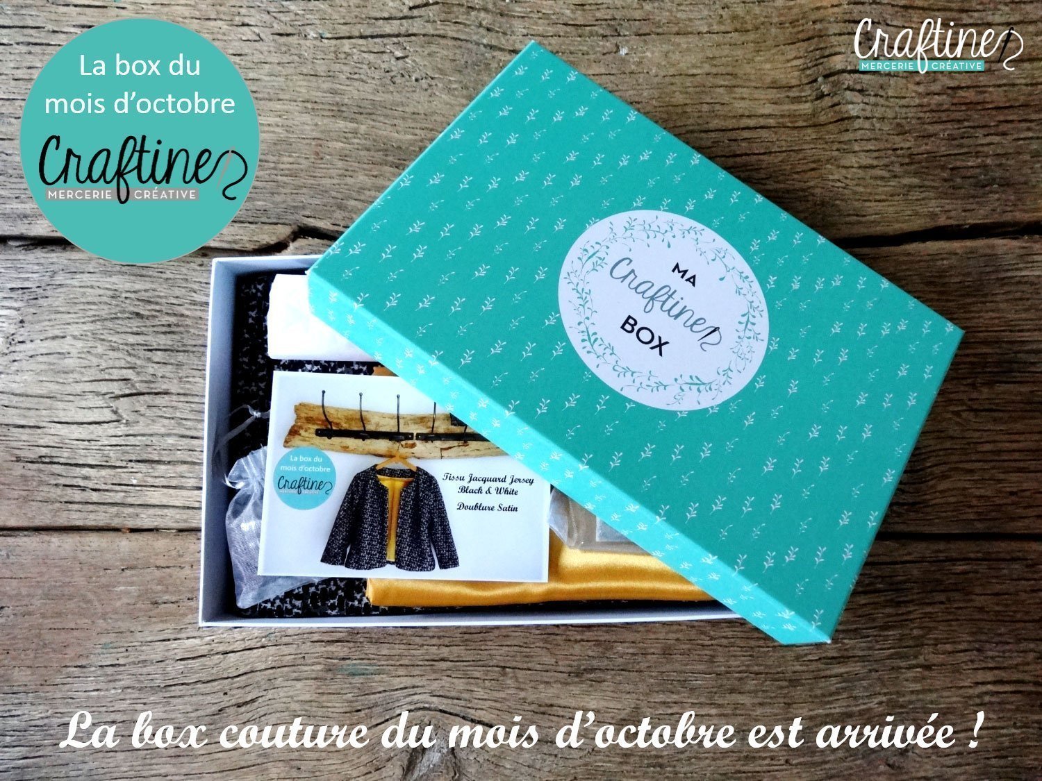 Craftine Box : La box du mois d&rsquo;octobre est arrivée
