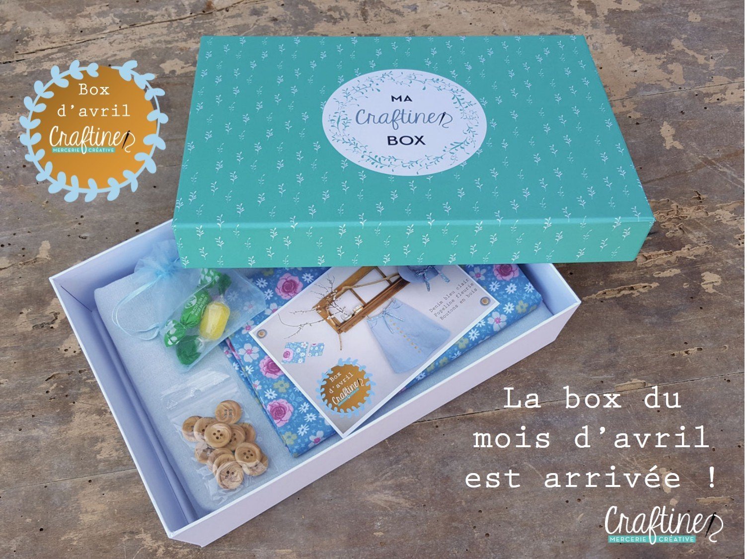 Craftine box : La box du mois d’avril est arrivée