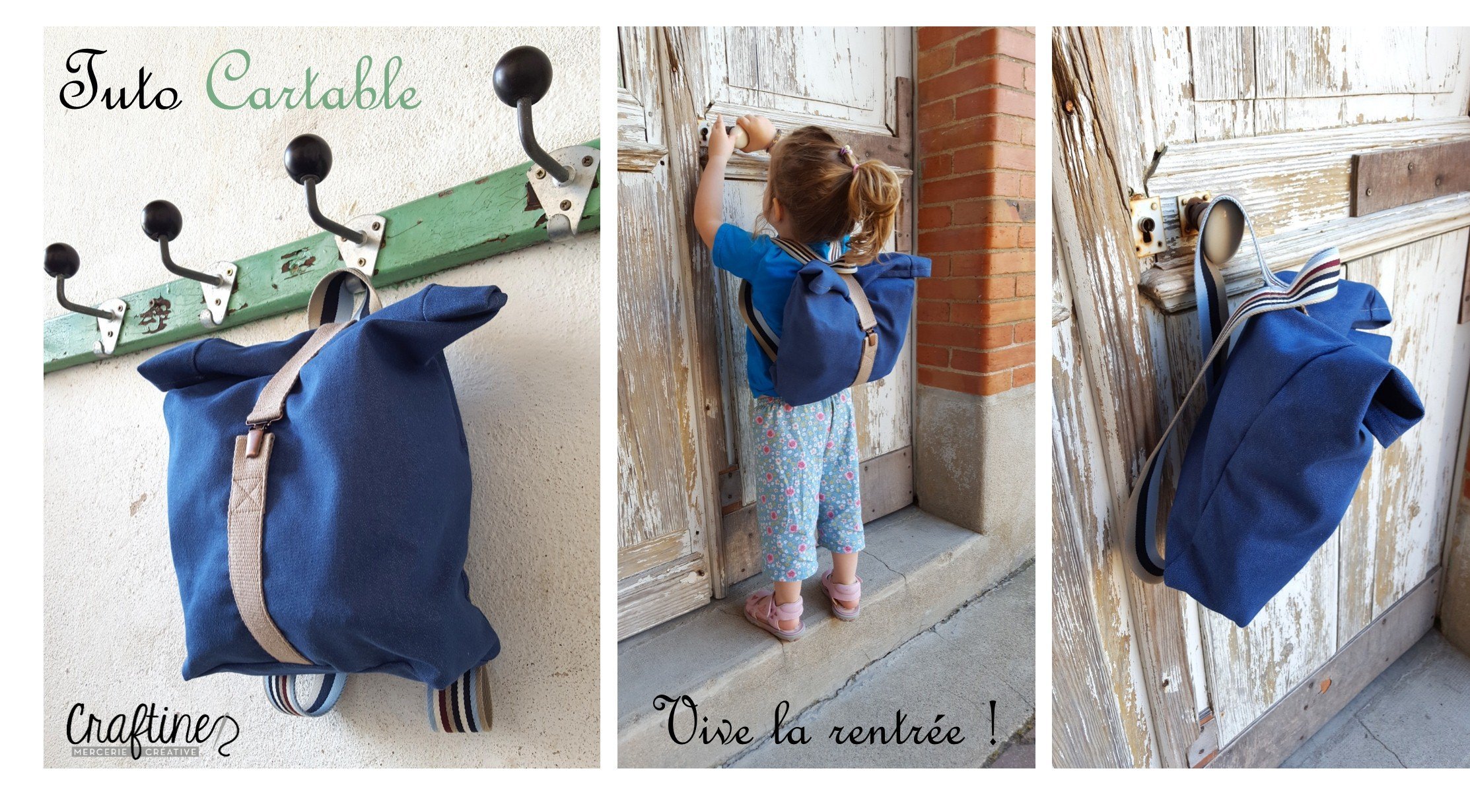 Cousons ensemble : Tuto Cartable