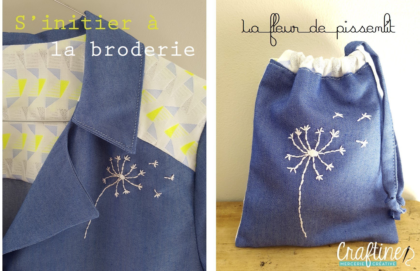 Idée projet : S&rsquo;initier à la broderie avec Ma Craftine Box