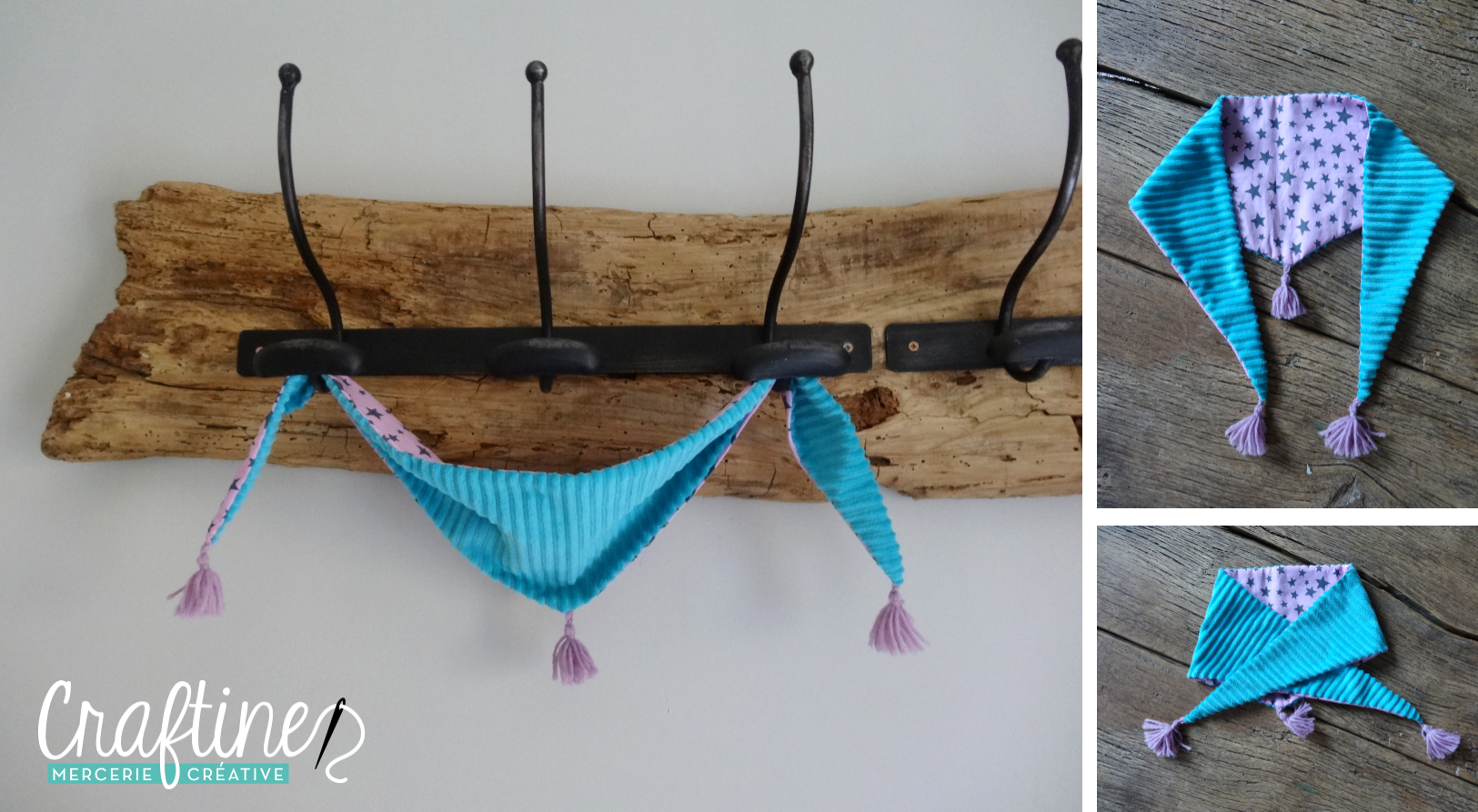 Cousons ensemble : Tuto chèche enfant