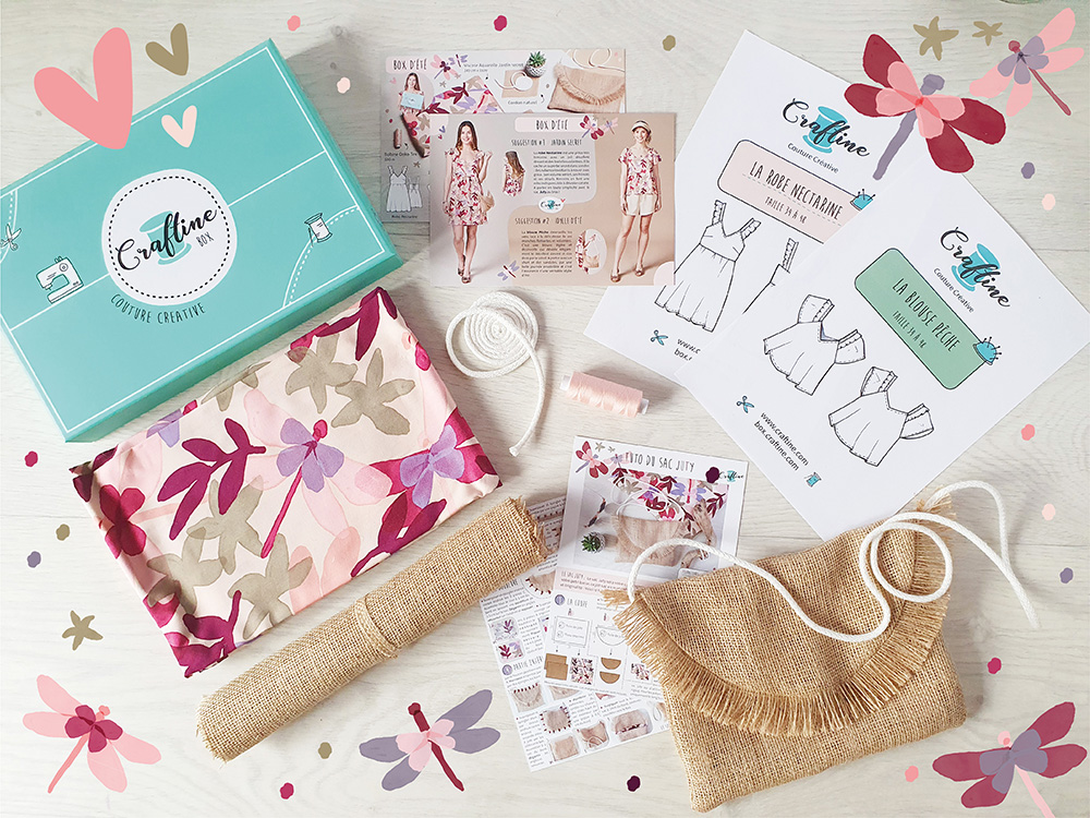 Craftine Box : la box d&rsquo;été est arrivée !