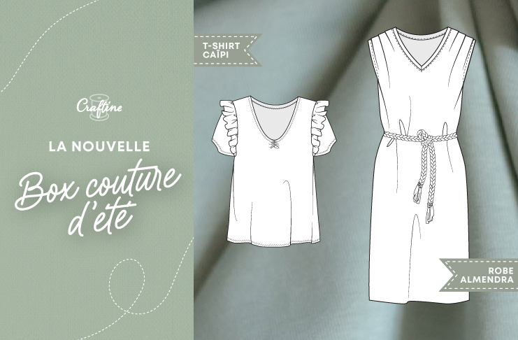 Craftine box Summer Chill : Découvrez la Box Couture d’été !