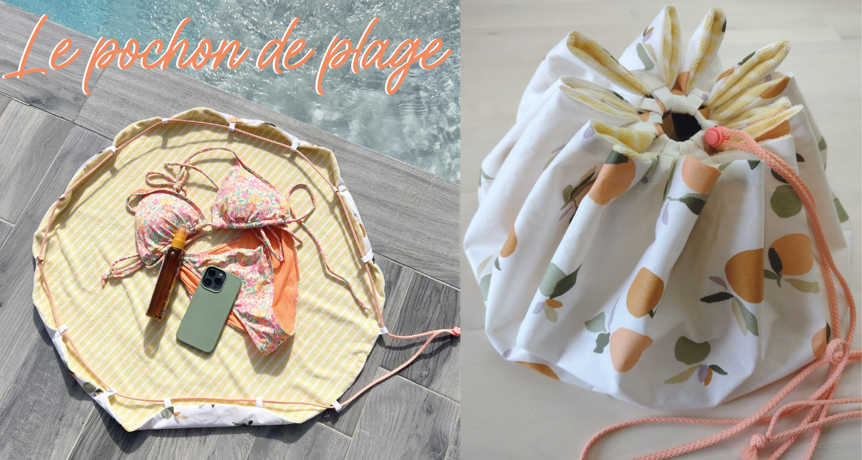 Tuto DIY : Pochon de plage